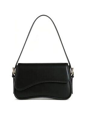 Women's Crescent Shoulder Bags Retro 90s Hobo Handbags Top Handle Faux Purse